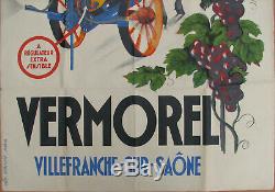 18. Vermorel. Villefranche Sur Saone. Vins / Vignes. 1 X Affiche. 79,6 X 120