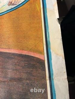 1913 affiche originale UNIVERSAL The World At Large Margarita Fischer 71x107