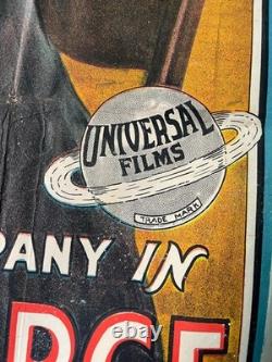 1913 affiche originale UNIVERSAL The World At Large Margarita Fischer 71x107