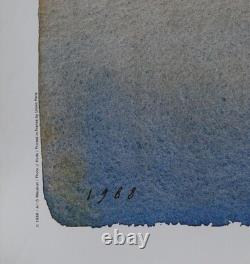 1988 FOLON Affiche poster compagnie WAGONS LIT tigre 60x90cm 1658 no copy