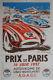 1 X Affiche. Prix De Paris. 1957. Autodrome De Linas Montlhery. Geo Ham