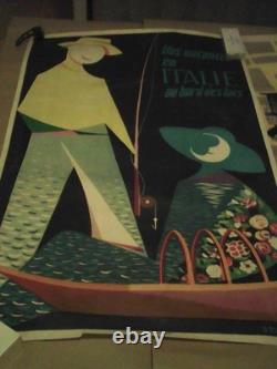 3Affiches Anciennes 2Italie 1Espagne Abîmées A saisir. Très jolies
