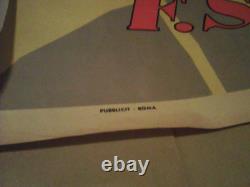 3Affiches Anciennes 2Italie 1Espagne Abîmées A saisir. Très jolies