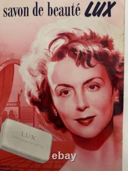3 Affiches publicitaires. Années 1950. Savon Lux, Omo, Persil. Très bon état