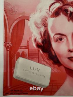 3 Affiches publicitaires. Années 1950. Savon Lux, Omo, Persil. Très bon état