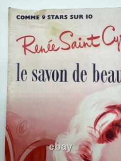 3 Affiches publicitaires. Années 1950. Savon Lux, Omo, Persil. Très bon état
