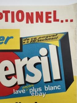3 Affiches publicitaires. Années 1950. Savon Lux, Omo, Persil. Très bon état