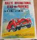 435. 1 X Affiche Aix En Provence. Rallye International. 1952. 54 X 70 Cm