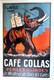 Affiche 1927 Originale Litho Caf&eacute; Collas Perle Cie Des Indes Tours &eacute;l&eacute;phant