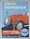 Affiche Ancienne 1920/3o Automobile Suspension Art Deco. Original-vintage