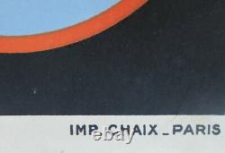 AFFICHE ANCIENNE 1920/3O AUTOMOBILE Suspension ART DECO. Original-vintage