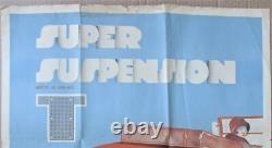 AFFICHE ANCIENNE 1920/3O AUTOMOBILE Suspension ART DECO. Original-vintage