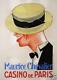 Affiche Ancienne 1926 Maurice Chevalier Casino De Paris Par Don