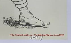 AFFICHE ANCIENNE BIB BIBBENDUM PNEU MICHELIN MAN LONDON HOUSE CONRAN car auto