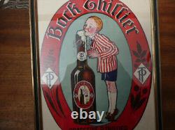 AFFICHE ANCIENNE BRASSERIE THILLIER BIERES a FRUGES (62)