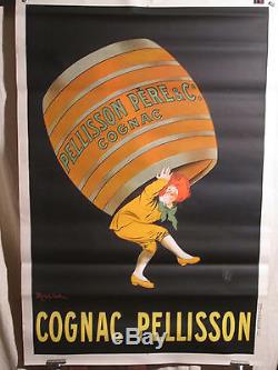 Affiche Ancienne Capiello Cognac Pelisson