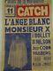 Affiche Ancienne Catch L'ange Blanc 1959 Palais De La Mutualite 60x40 Cm Combat