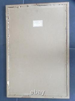 AFFICHE ANCIENNE Chambre syndicale des entrepreneurs & constructeurs electricien