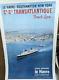 Affiche Ancienne Cie Gle Transatlantique French Line Le Havre France New York