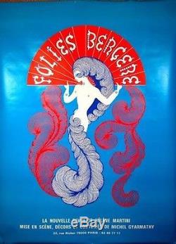 Affiche Ancienne Erté Folies Bergères