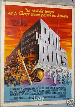AFFICHE ANCIENNE FILM 1961 LE ROI DES ROIS KING OF KINGS 120x160 cm