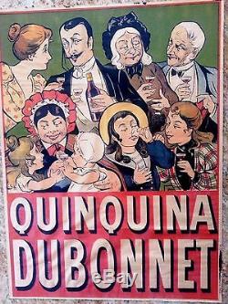 Affiche Ancienne Quinquina Dubonnet Par Oge 1897 Antique French Poster 1897