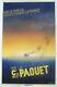 Affiche Art Deco Cie Navigation Paquet Senegal Canaries France Roger Perot 1933