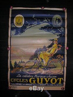 Affiche Cycles Guyot Non Entoille