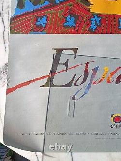 AFFICHE DE TOURISME ESPAGNE ESPANA illustrée par PABLO PICASSO vers 1985