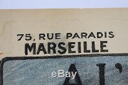 AFFICHE Emprunt Port Marseille Bonne Mère LITHO Société Marseillaise Crédit WW1