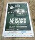Affiche Originale 118x175cm Le Mans Classique 100 Ans Des 24heures Du Mans 2023