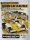 Affiche Originale Course Automobile Peugeot 250 Gti Alsace Sewen Lac D'alfed 84