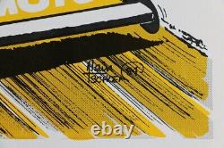 AFFICHE ORIGINALE COURSE automobile PEUGEOT 250 GTI ALSACE SEWEN LAC D'ALFED 84