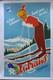 Affiche Originale Entoilee Ski A Autrans Par Gorde En 1956