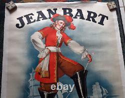 AFFICHE ORIGINALE JEAN BART CIRAGE DUNKERQUE H. LEMONNIER Af Lutetia 1933