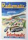 Affiche Originale Radiomatic Autoradio Radio 1957 Gm Général Motors Dream Cars