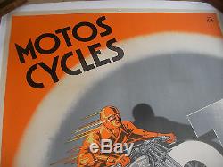 Affiche Originale Terrot Motos Cycles