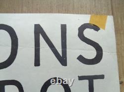 AFFICHE POLITIQUE ANCIENNE Espagne Franquiste Franco Révolution Peine de Mort
