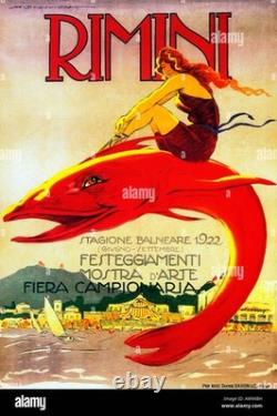 AFFICHE POSTER Italie Rimini