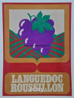 AFFICHE POSTER Languedoc Roussillon