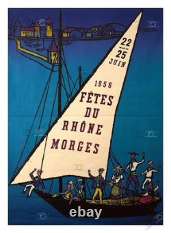 AFFICHE POSTER Morges Suisse