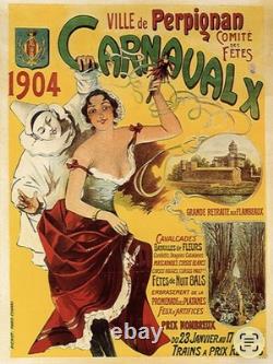 AFFICHE POSTER Perpignan 1904