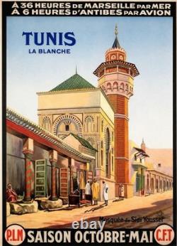 AFFICHE POSTER Tunis