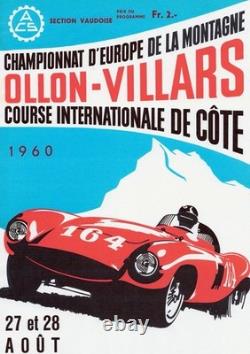 AFFICHE POSTER Villars Ollon