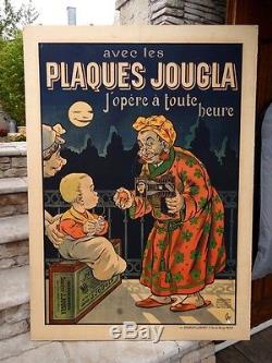 Affiche Pub Ancienne Plaques Jougla Oge-photo 1904