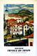 Affiche Tourisme France Pays Basque Sncf French Railroads 1958 N°66 A. Durel