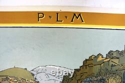 AFFICHE TOURISME VAISON LA ROMAINE MONT VENTOUX AVIGNON PLM Léo Lelée 1925-27