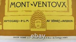 AFFICHE TOURISME VAISON LA ROMAINE MONT VENTOUX AVIGNON PLM Léo Lelée 1925-27