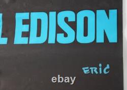 AFFICHE TV CONTINENTAL EDISON CENTAURE ARC EN CIEL LGBT GAY PRIDE 1967 sign ERIC