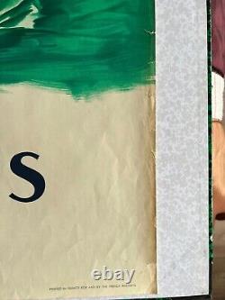 AFFICHE originale GO BY TRAIN TO CEVENNES 1955 en 62 cm x 100 cm SAINDRY